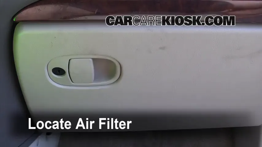 2005 Buick Rendezvous CX 3.4L V6 Air Filter (Cabin)